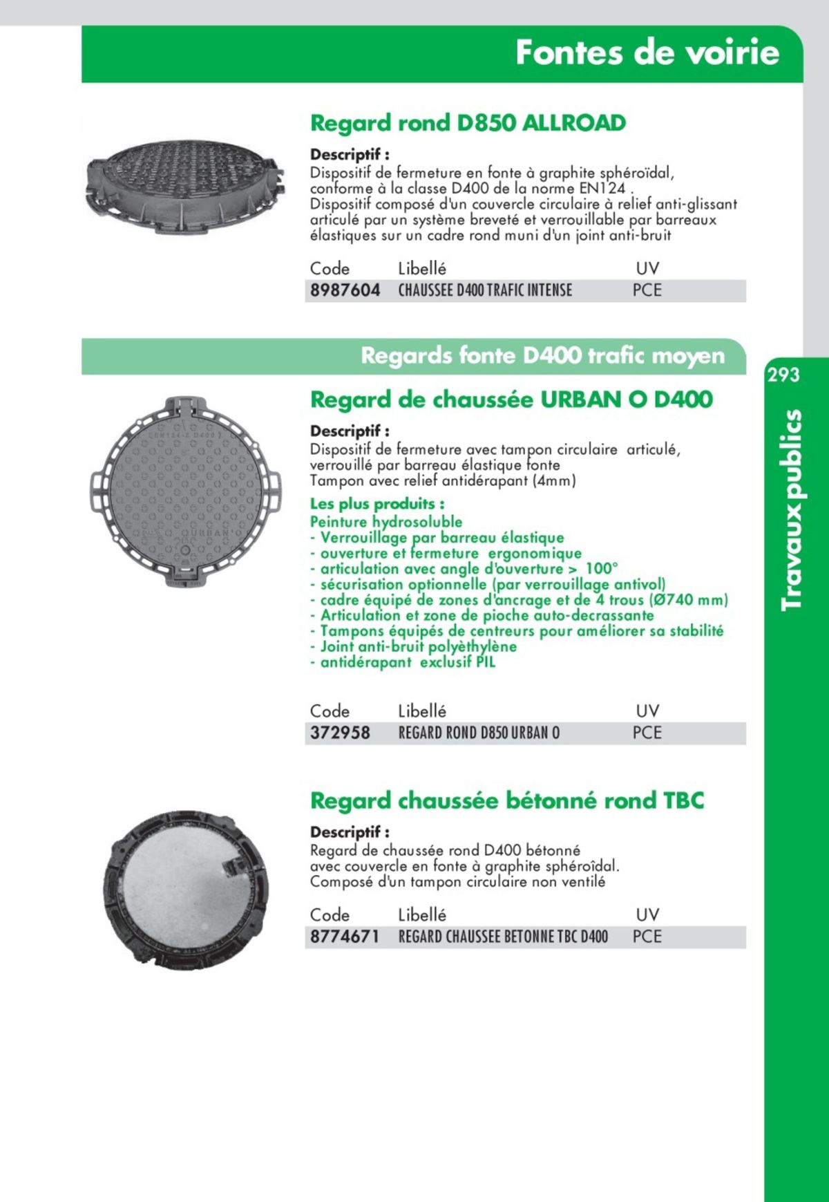 Catalogue Guide Technique Travaux Publics 2024-2025 Ciffréo Bona, page 00217