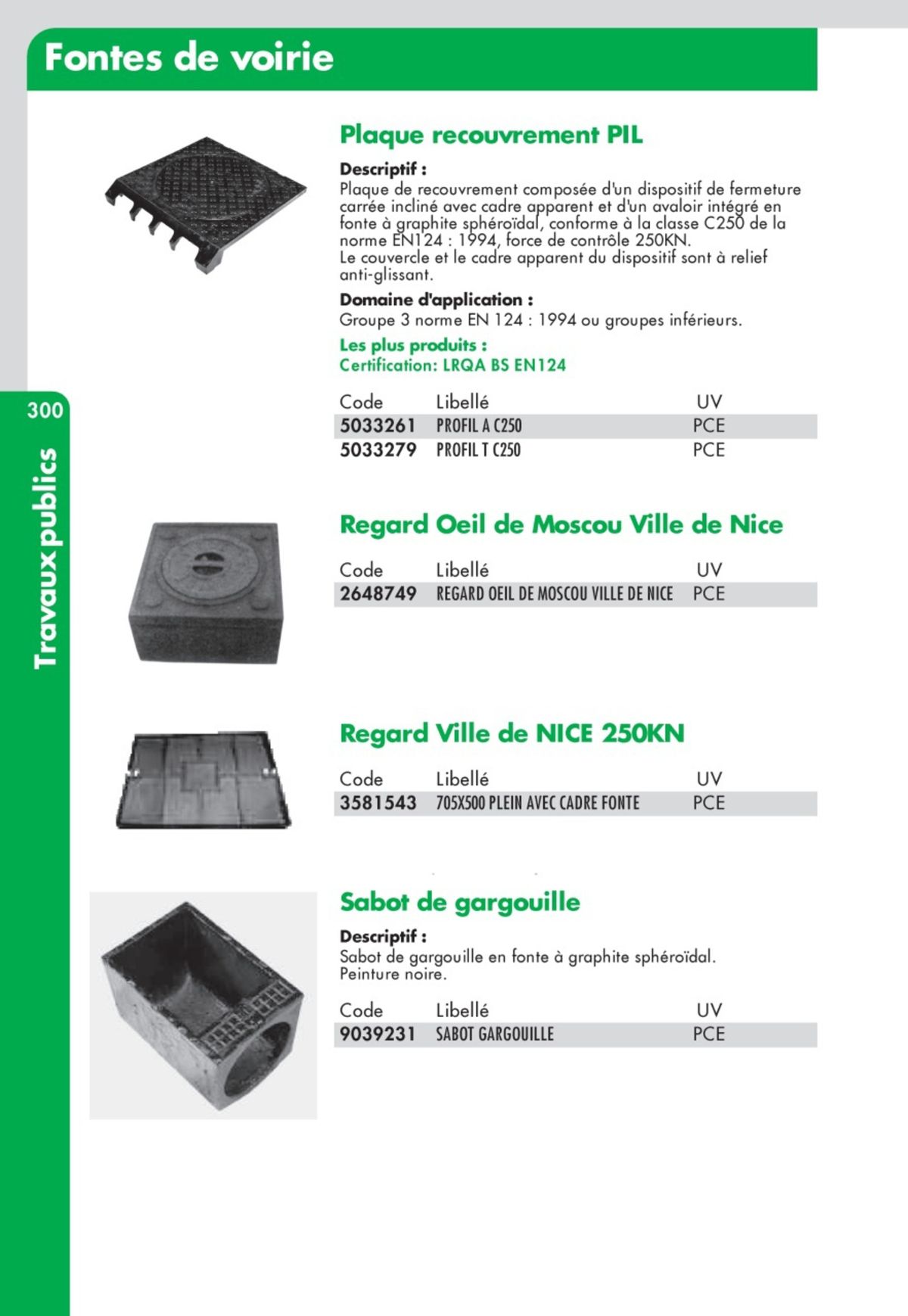 Catalogue Guide Technique Travaux Publics 2024-2025 Ciffréo Bona, page 00225