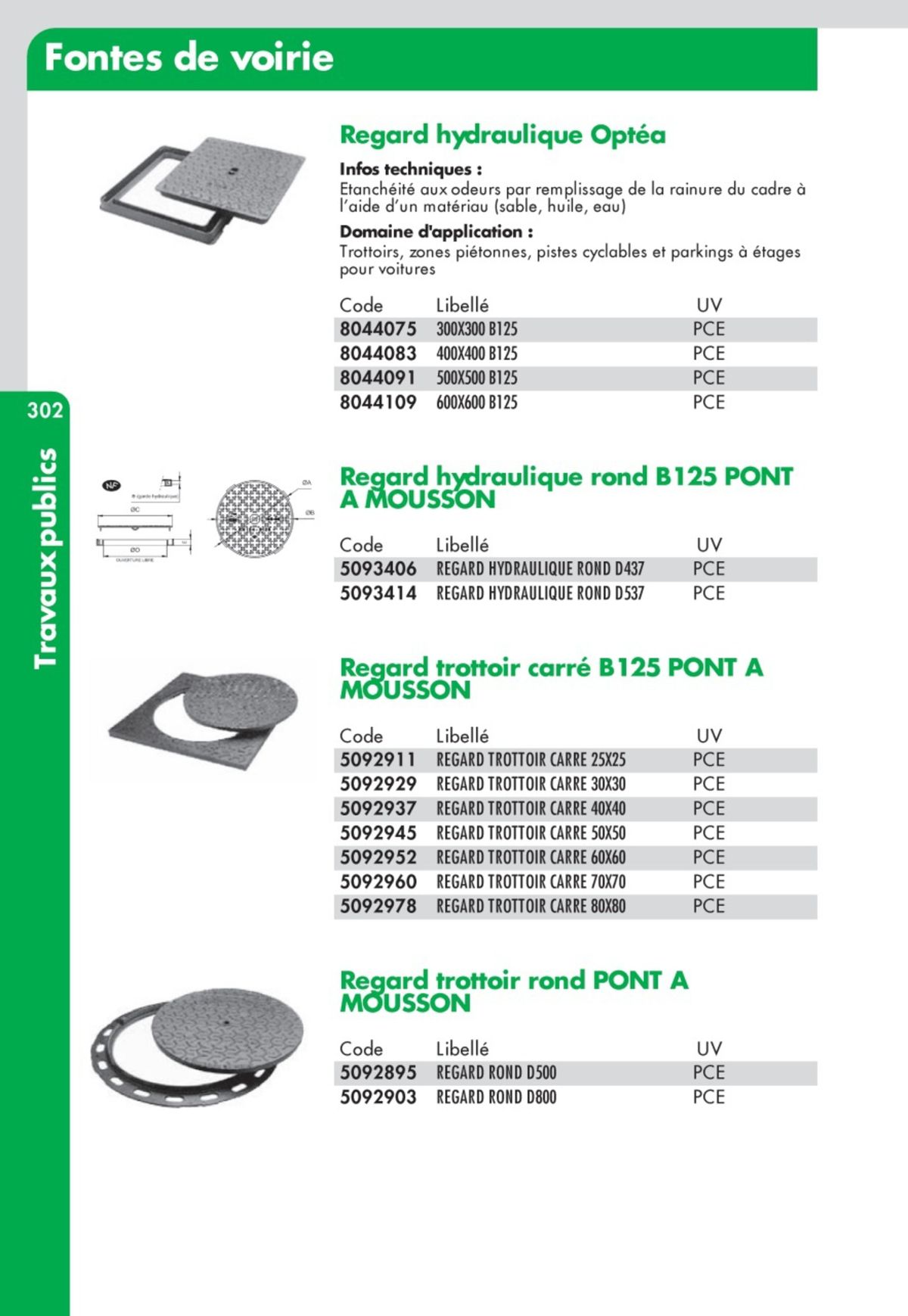 Catalogue Guide Technique Travaux Publics 2024-2025 Ciffréo Bona, page 00227