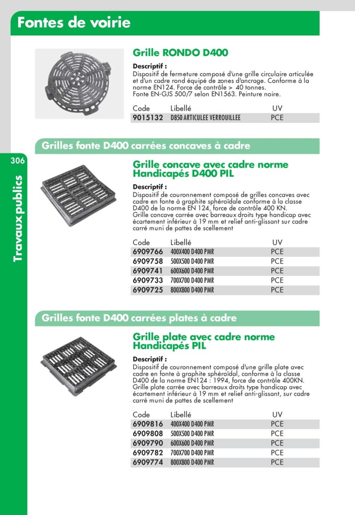 Catalogue Guide Technique Travaux Publics 2024-2025 Ciffréo Bona, page 00231