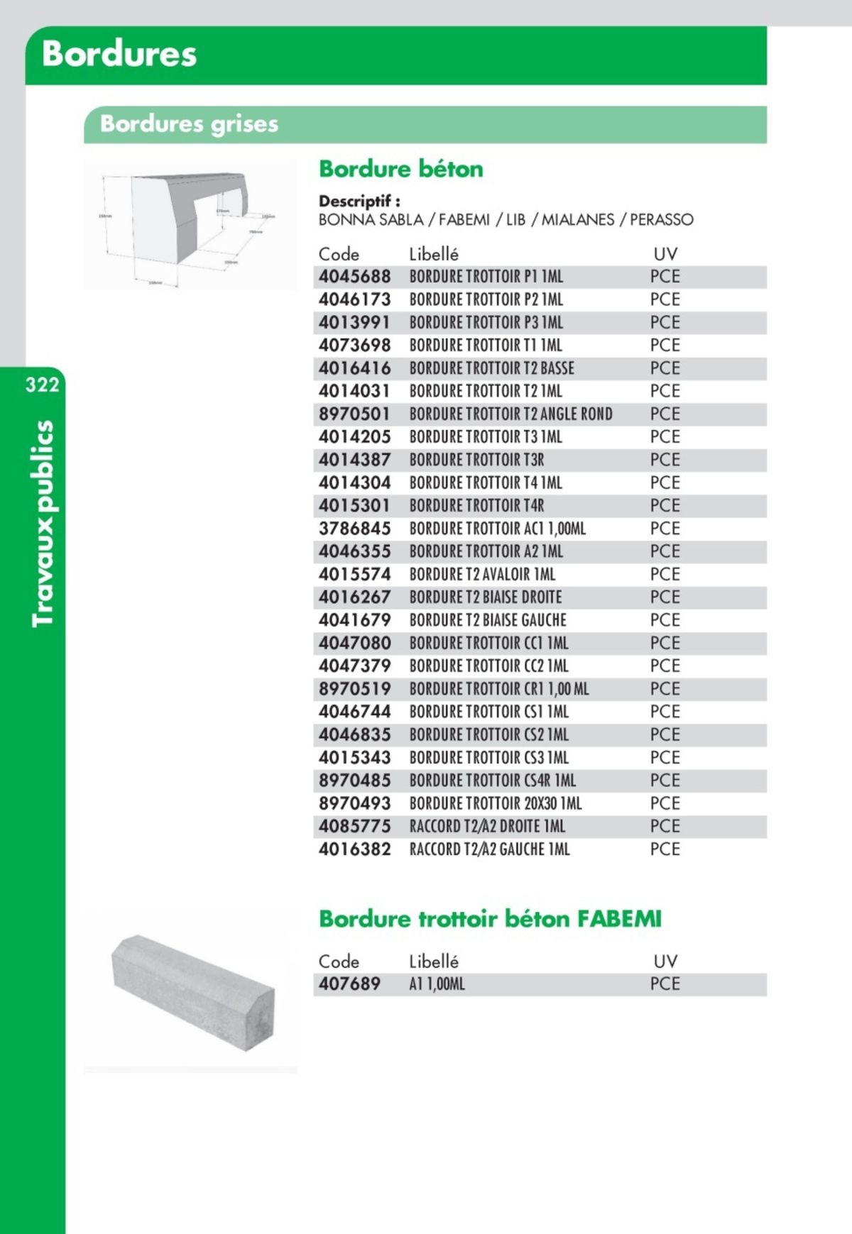 Catalogue Guide Technique Travaux Publics 2024-2025 Ciffréo Bona, page 00249