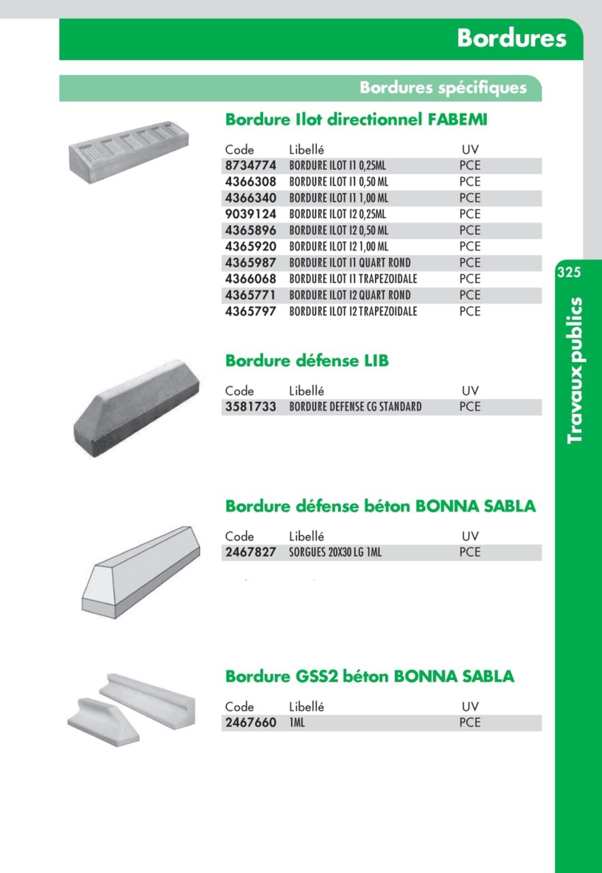 Catalogue Guide Technique Travaux Publics 2024-2025 Ciffréo Bona, page 00252