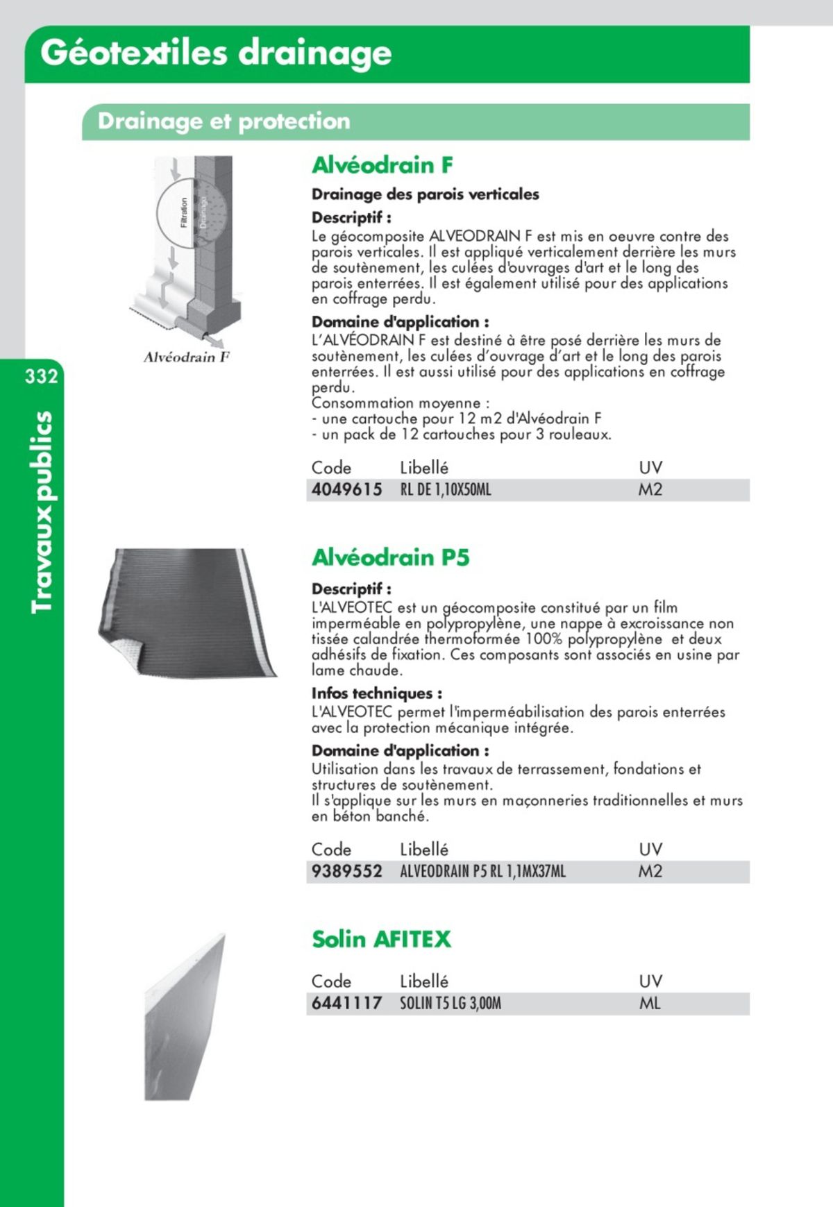 Catalogue Guide Technique Travaux Publics 2024-2025 Ciffréo Bona, page 00260