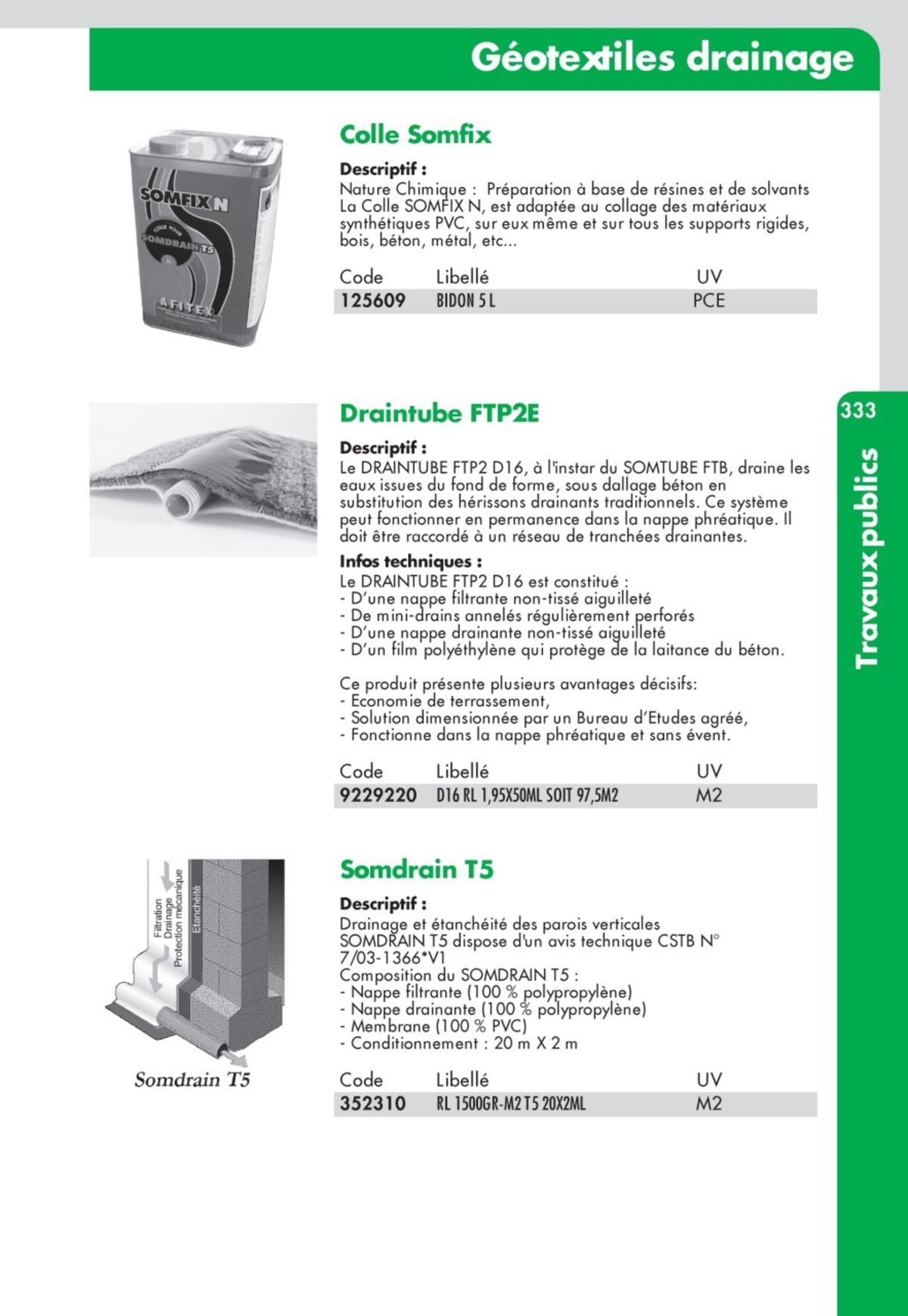 Catalogue Guide Technique Travaux Publics 2024-2025 Ciffréo Bona, page 00261