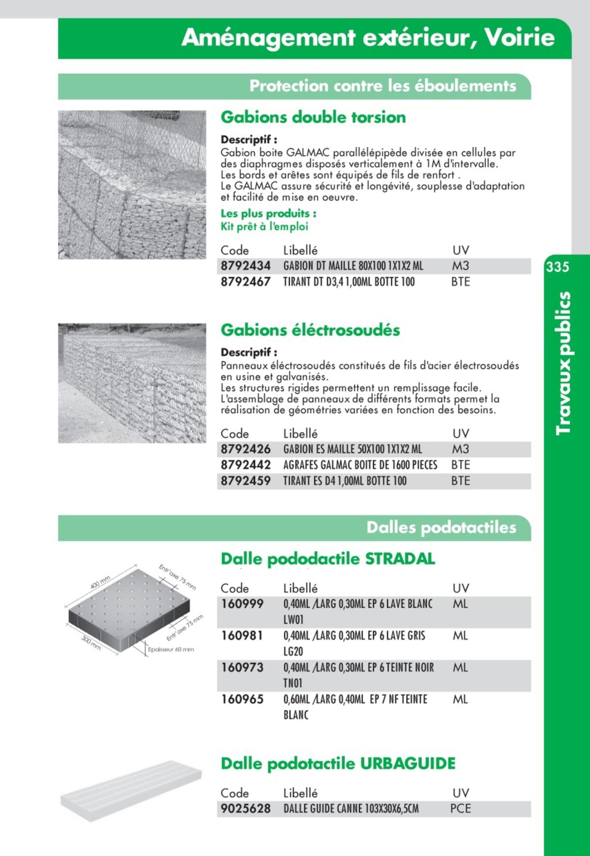 Catalogue Guide Technique Travaux Publics 2024-2025 Ciffréo Bona, page 00263