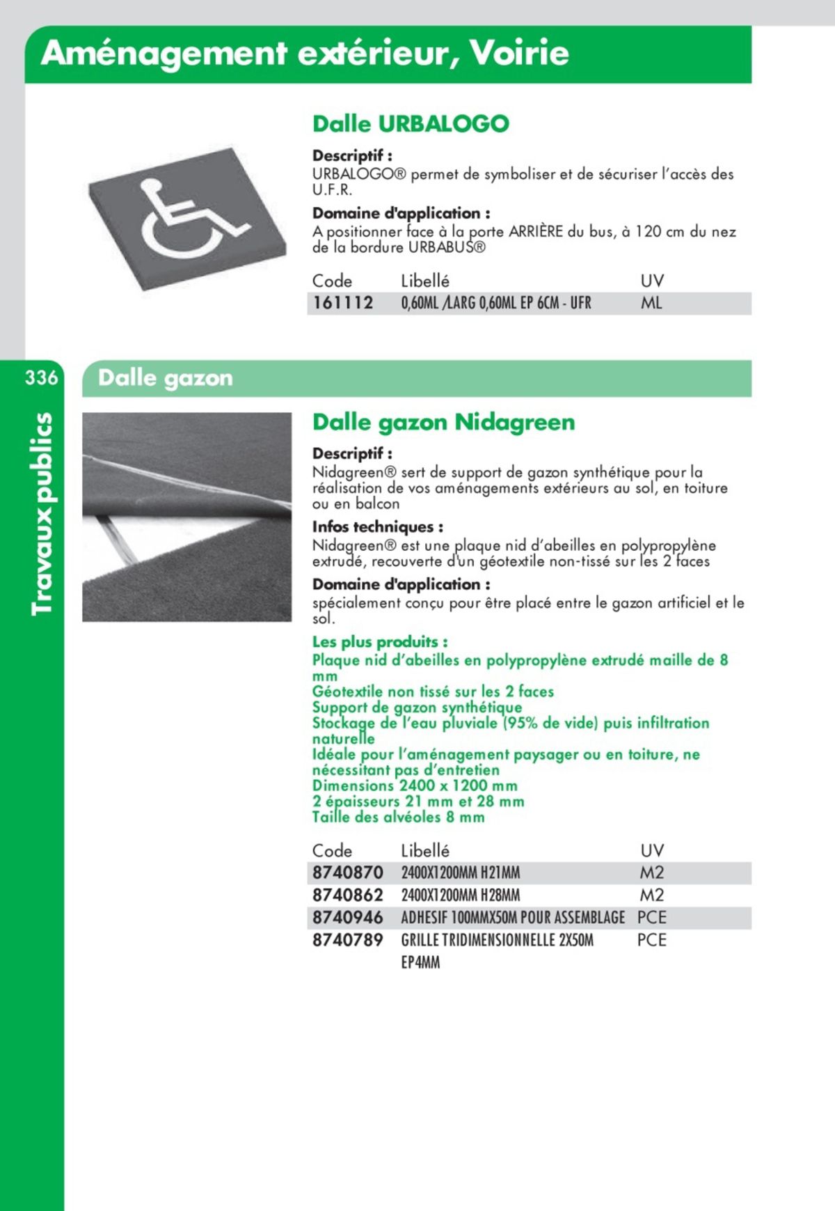 Catalogue Guide Technique Travaux Publics 2024-2025 Ciffréo Bona, page 00264