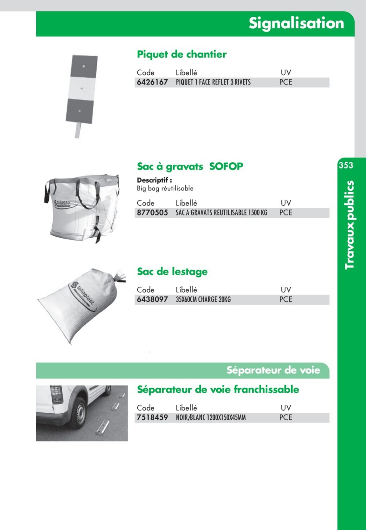 Catalogue Guide Technique Travaux Publics 2024-2025 Ciffréo Bona, page 00283