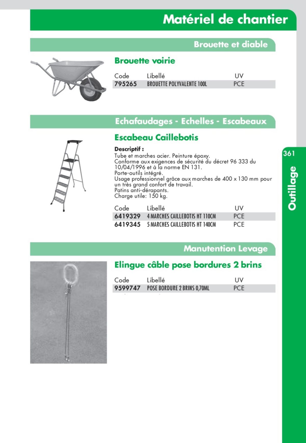 Catalogue Guide Technique Travaux Publics 2024-2025 Ciffréo Bona, page 00292