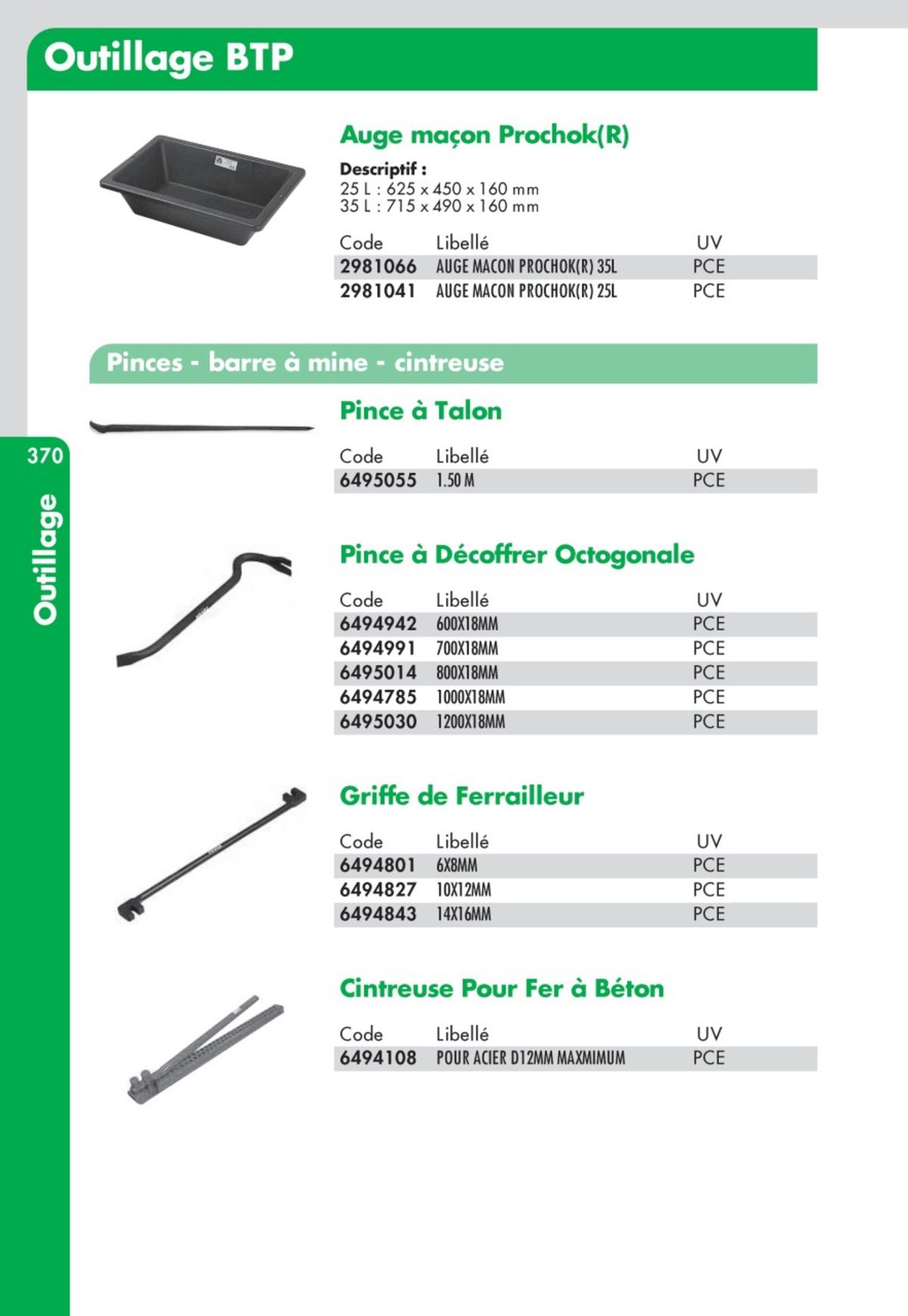 Catalogue Guide Technique Travaux Publics 2024-2025 Ciffréo Bona, page 00302