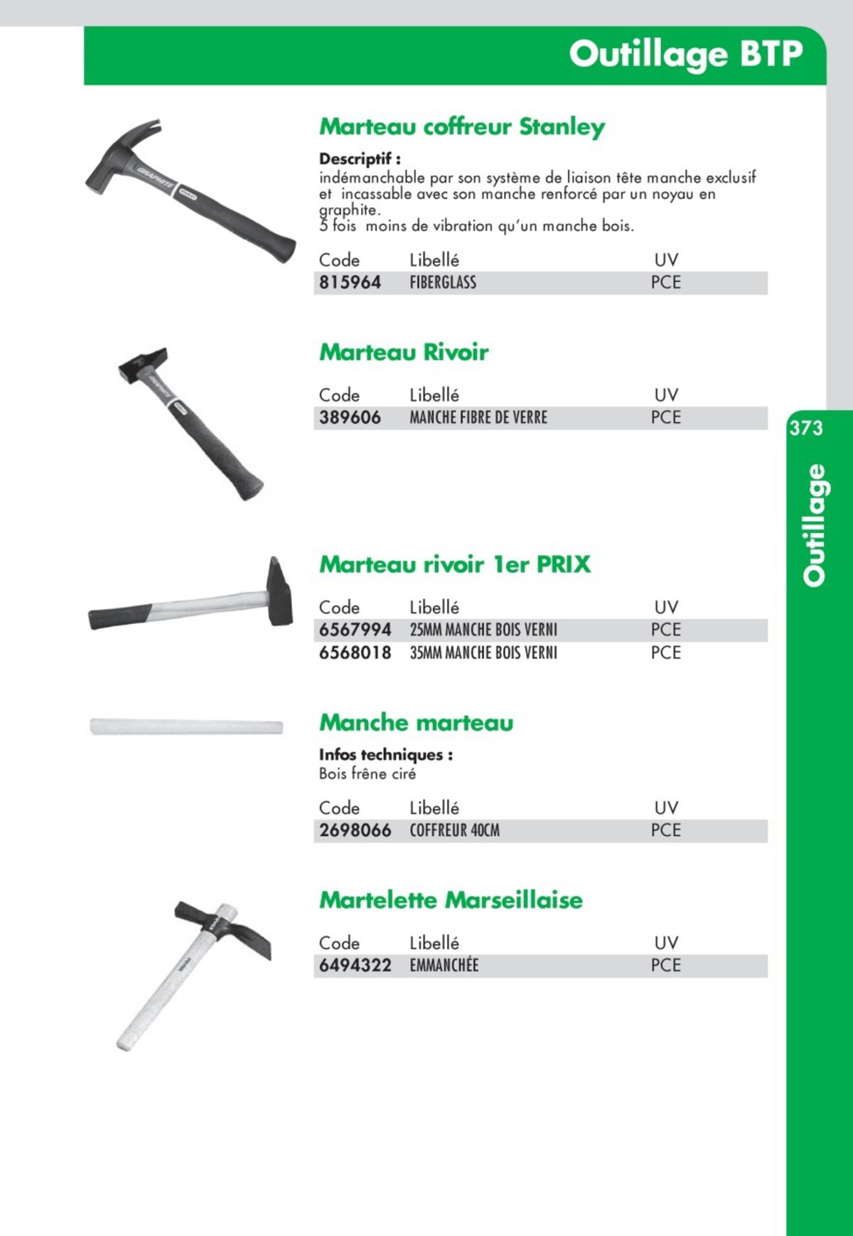 Catalogue Guide Technique Travaux Publics 2024-2025 Ciffréo Bona, page 00305