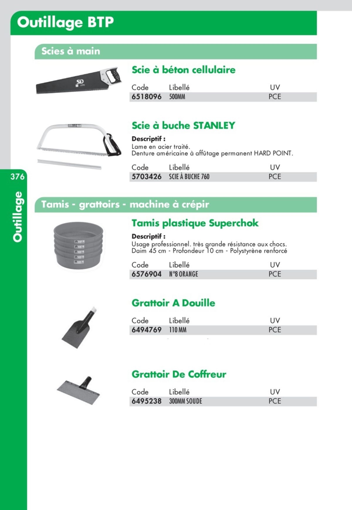 Catalogue Guide Technique Travaux Publics 2024-2025 Ciffréo Bona, page 00308