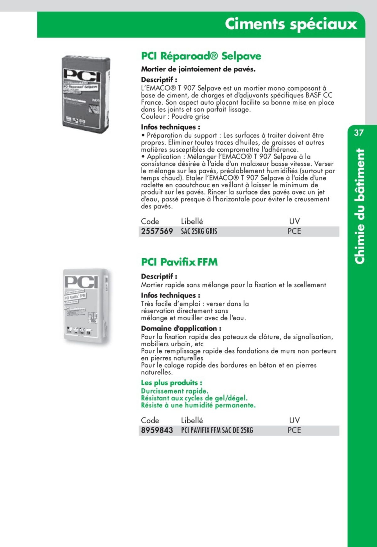 Catalogue Guide Technique Travaux Publics 2024-2025 Ciffréo Bona, page 00322