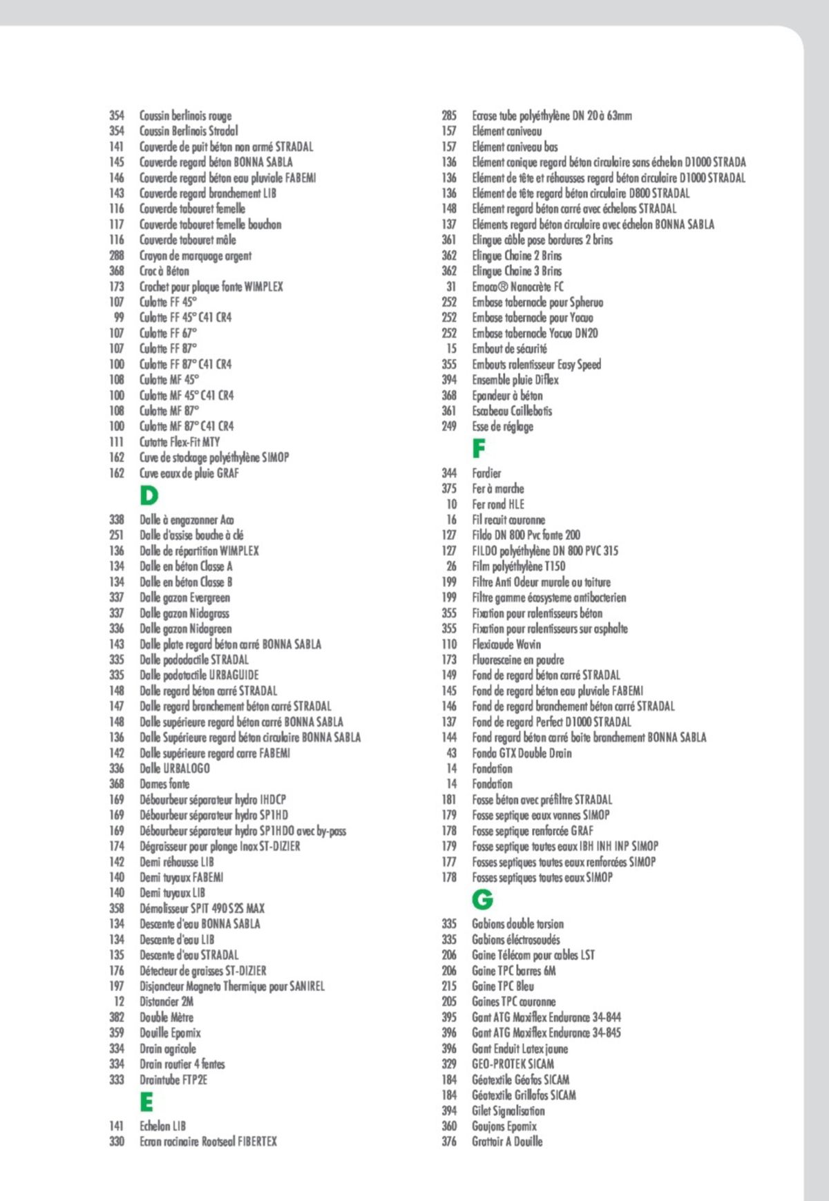 Catalogue Guide Technique Travaux Publics 2024-2025 Ciffréo Bona, page 00337