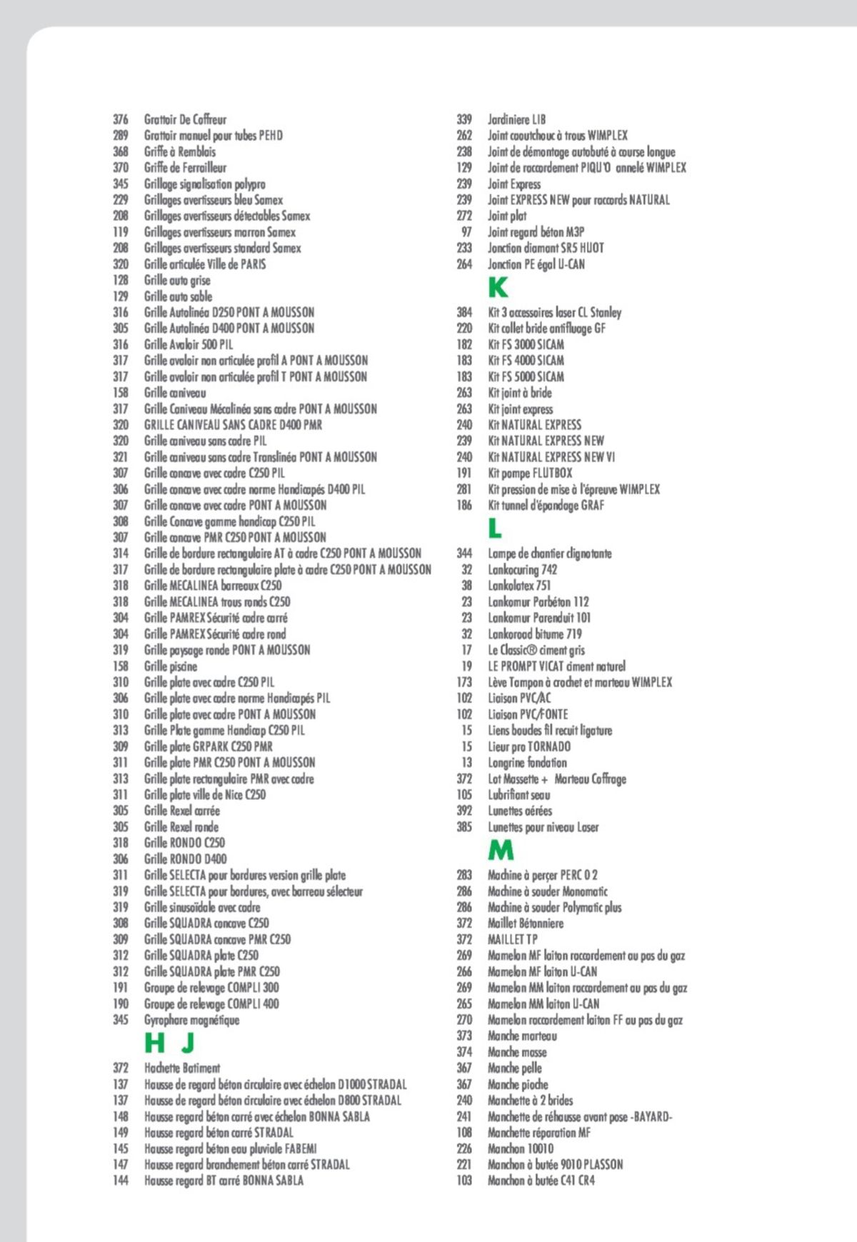 Catalogue Guide Technique Travaux Publics 2024-2025 Ciffréo Bona, page 00338