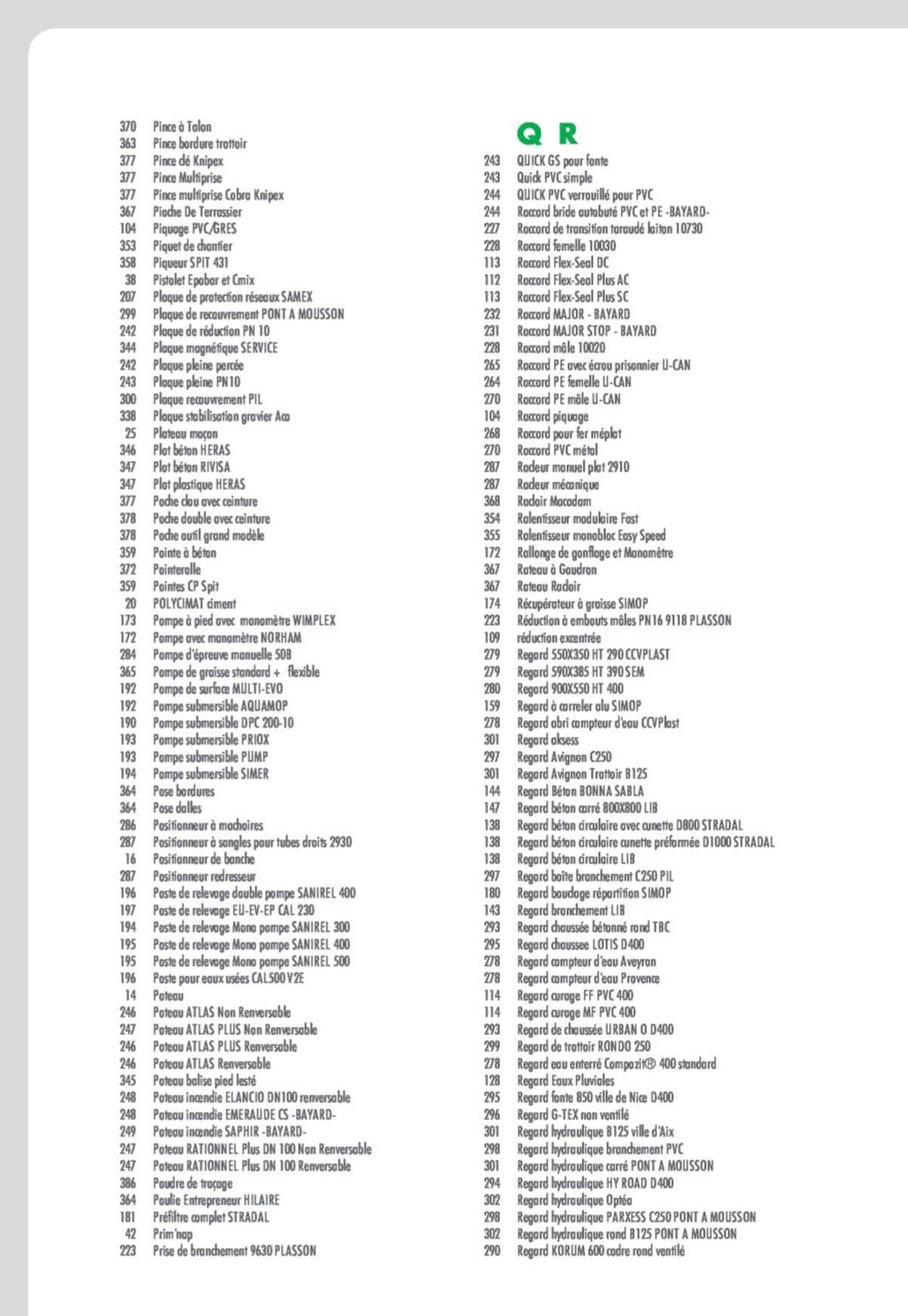 Catalogue Guide Technique Travaux Publics 2024-2025 Ciffréo Bona, page 00340