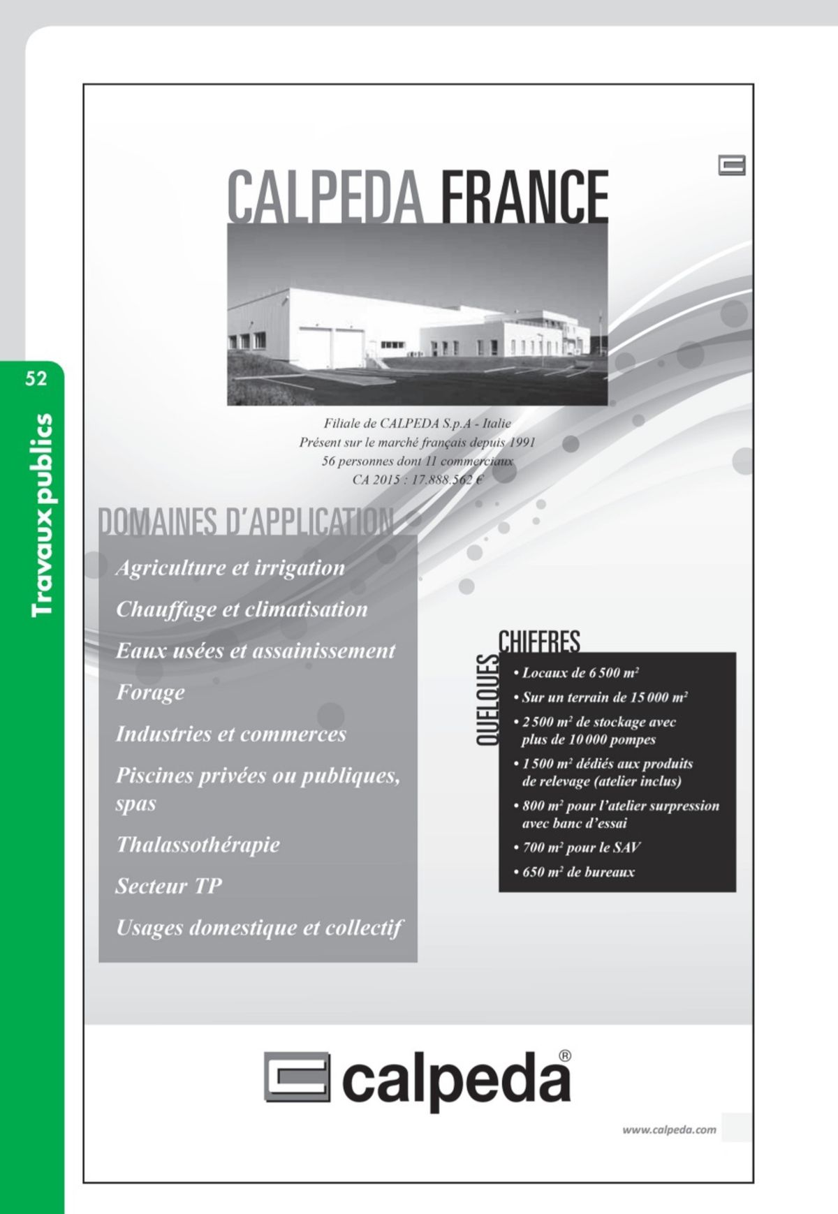 Catalogue Guide Technique Travaux Publics 2024-2025 Ciffréo Bona, page 00361