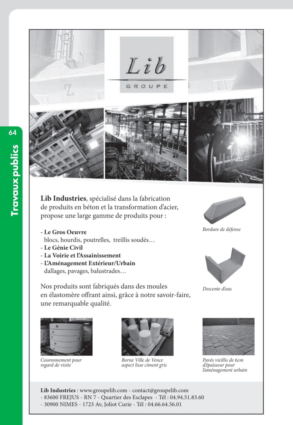 Catalogue Guide Technique Travaux Publics 2024-2025 Ciffréo Bona, page 00374