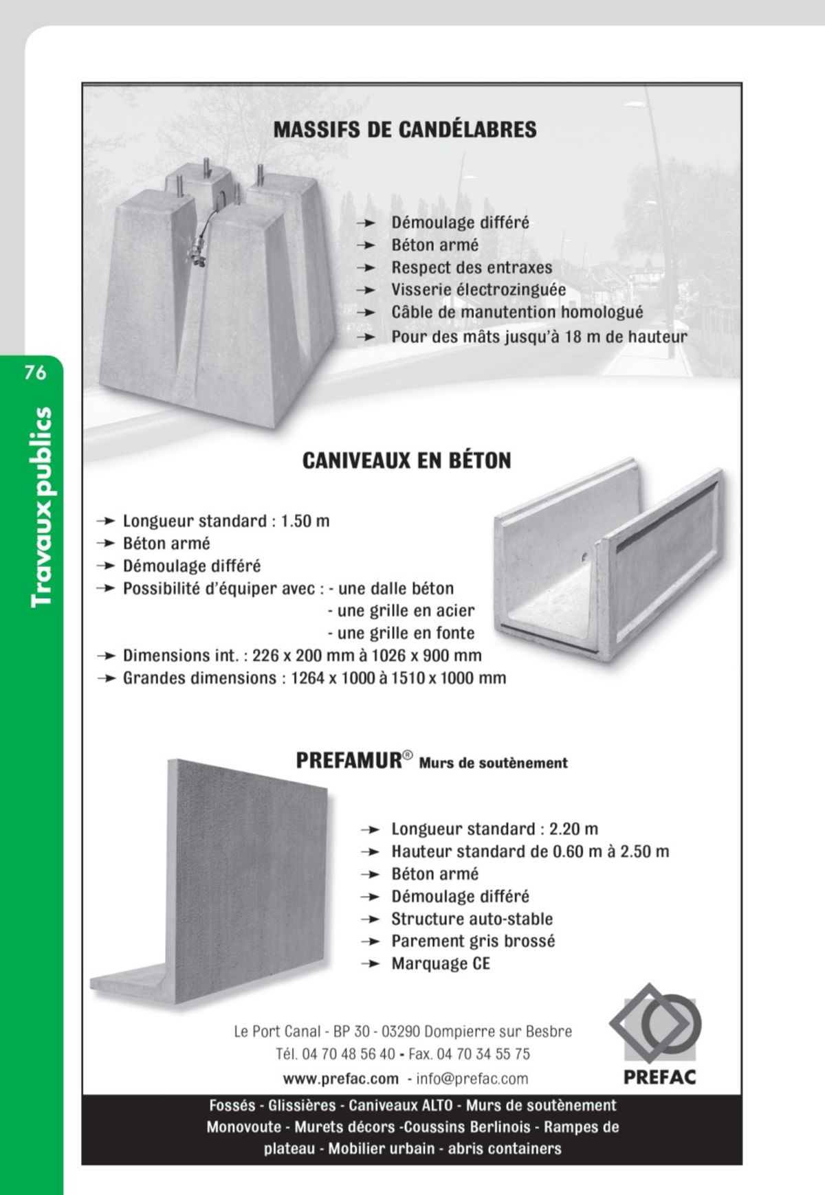 Catalogue Guide Technique Travaux Publics 2024-2025 Ciffréo Bona, page 00387