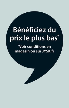Promos de Meubles et Décoration à Saint-Doulchard | ÉCONOMISEZ JUSQU’À 50% sur JYSK | 19/03/2024 - 15/04/2024