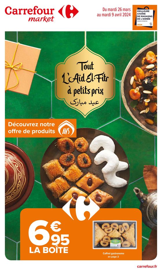 Catalogue Carrefour Market à Saint-Germain-en-Laye | L'Aïd El Fitr à petits prix | 26/03/2024 - 09/04/2024