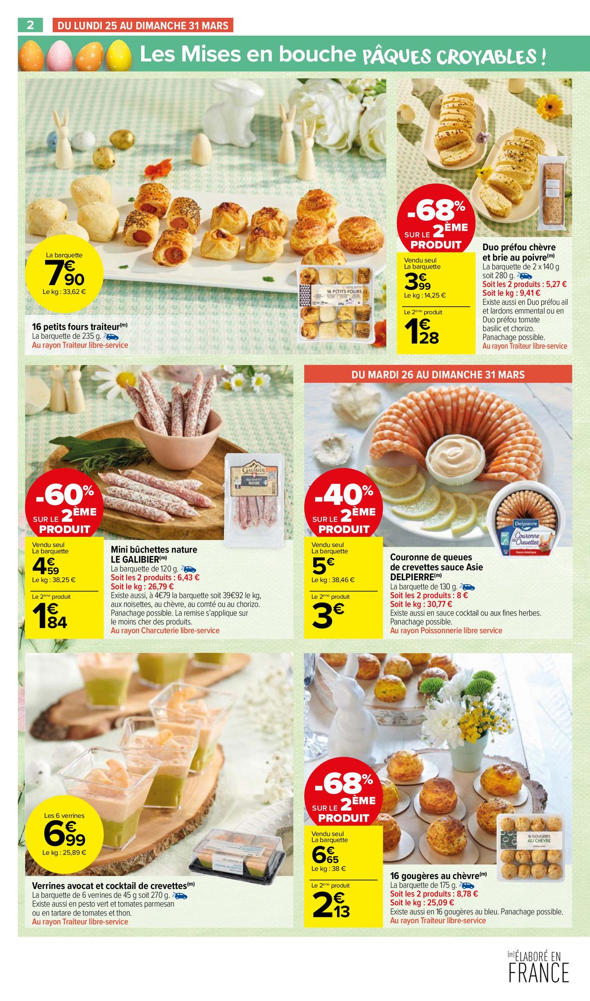 Catalogue Un repas de fête à prix Pâques croyable !, page 00004