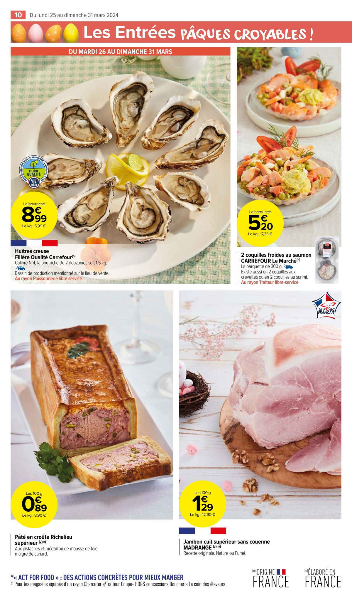 Catalogue Un repas de fête à prix Pâques croyable !, page 00012