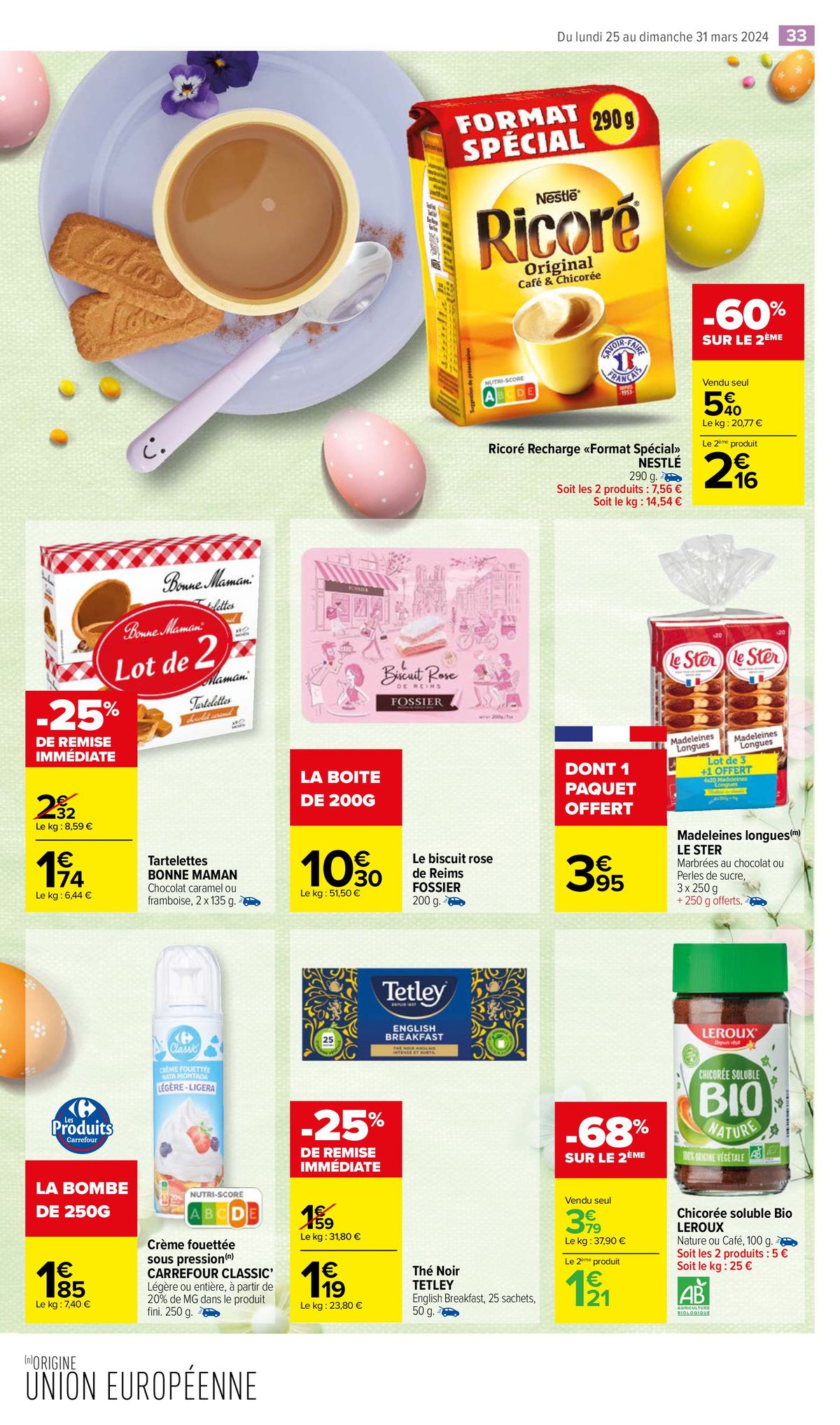 Catalogue Un repas de fête à prix Pâques croyable !, page 00035