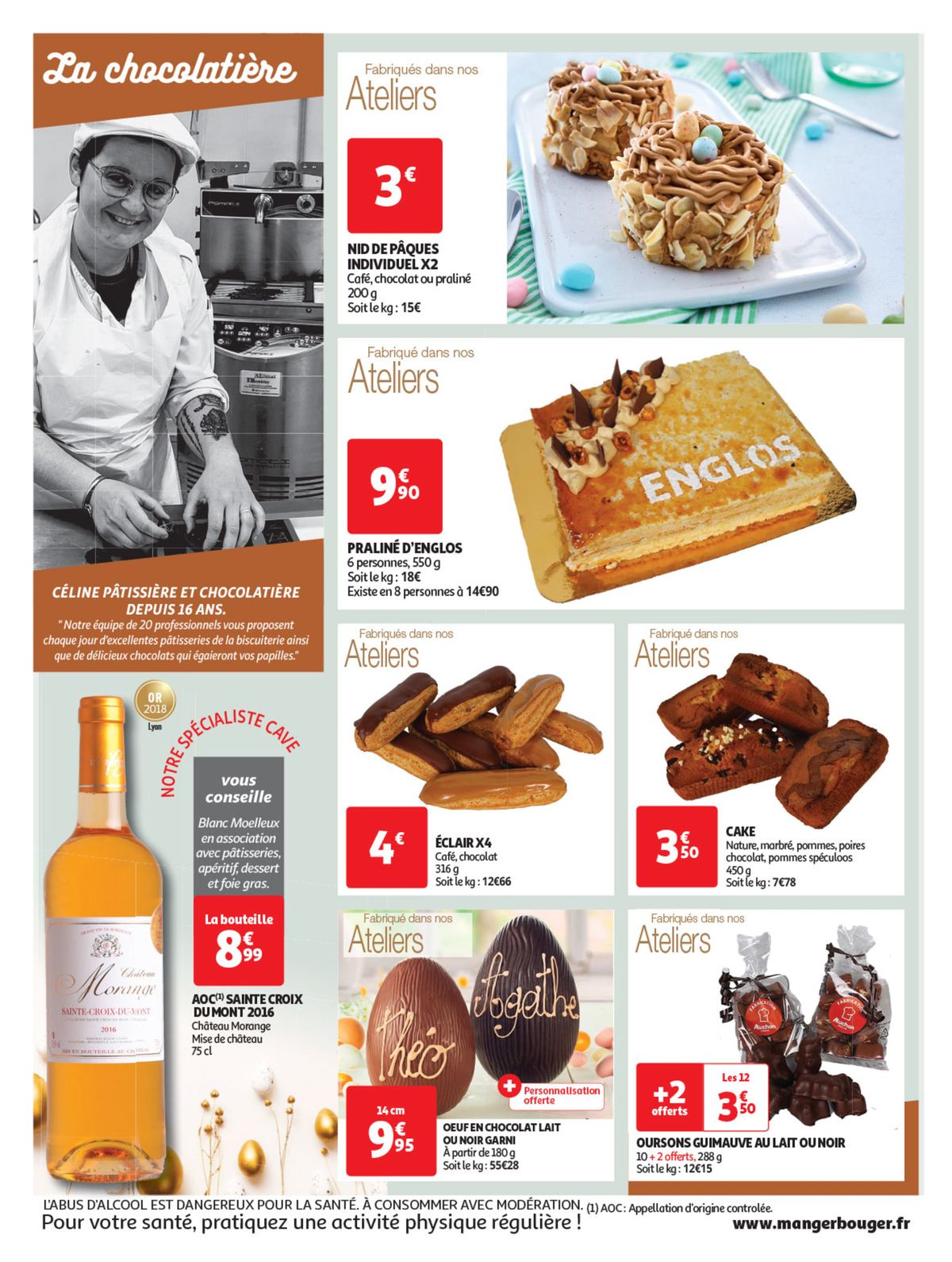 Catalogue AUCHAN ENGLOS : LE SAVOIR FAIRE DE PACQUES, page 00008