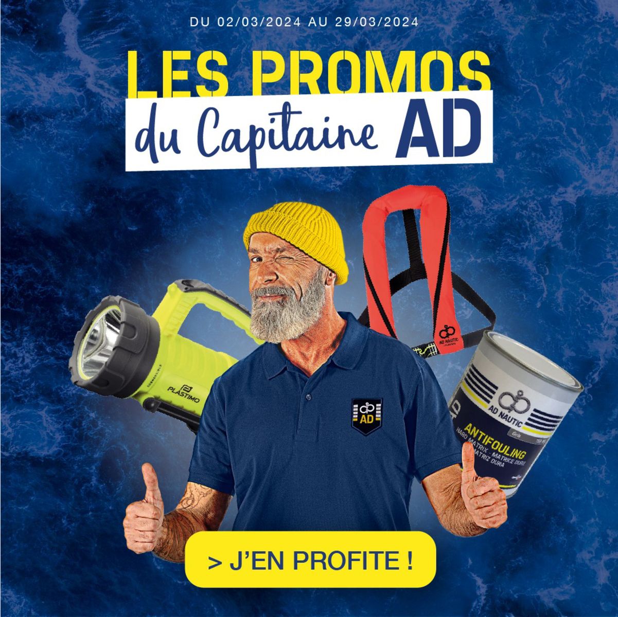 Catalogue Retrouvez l’ensemble des promos du capitaine AD sur le site AD Nautic et profitez de jusqu’à 40% de remise., page 00001