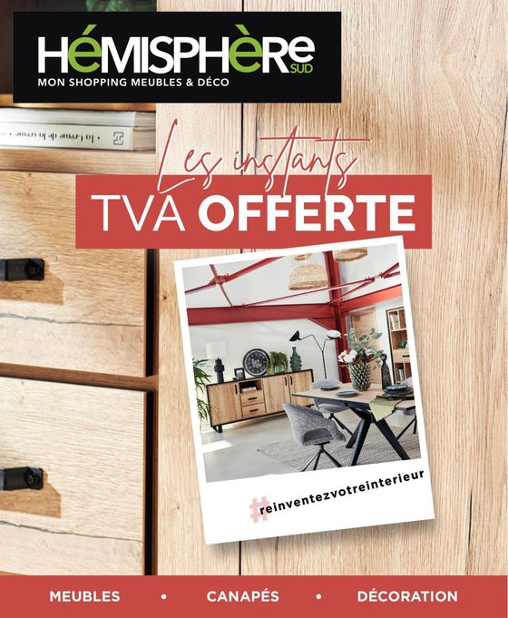 Catalogue Hémisphère Sud à Rennes | Les Instants TVA Offerte | 20/03/2024 - 31/12/2024