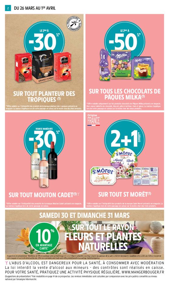 Catalogue Intermarché Contact à Villedieu-la-Blouère | Des prix qui donnent envie de se resservir. | 26/03/2024 - 01/04/2024
