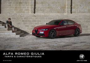 Catalogue Alfa Romeo à Trélissac | Alfa Romeo GIULIA | 20/03/2024 - 20/03/2025