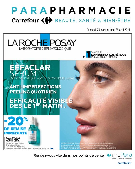Catalogue Carrefour à Angoulins | PARAPHARMACIE | 26/03/2024 - 29/04/2024