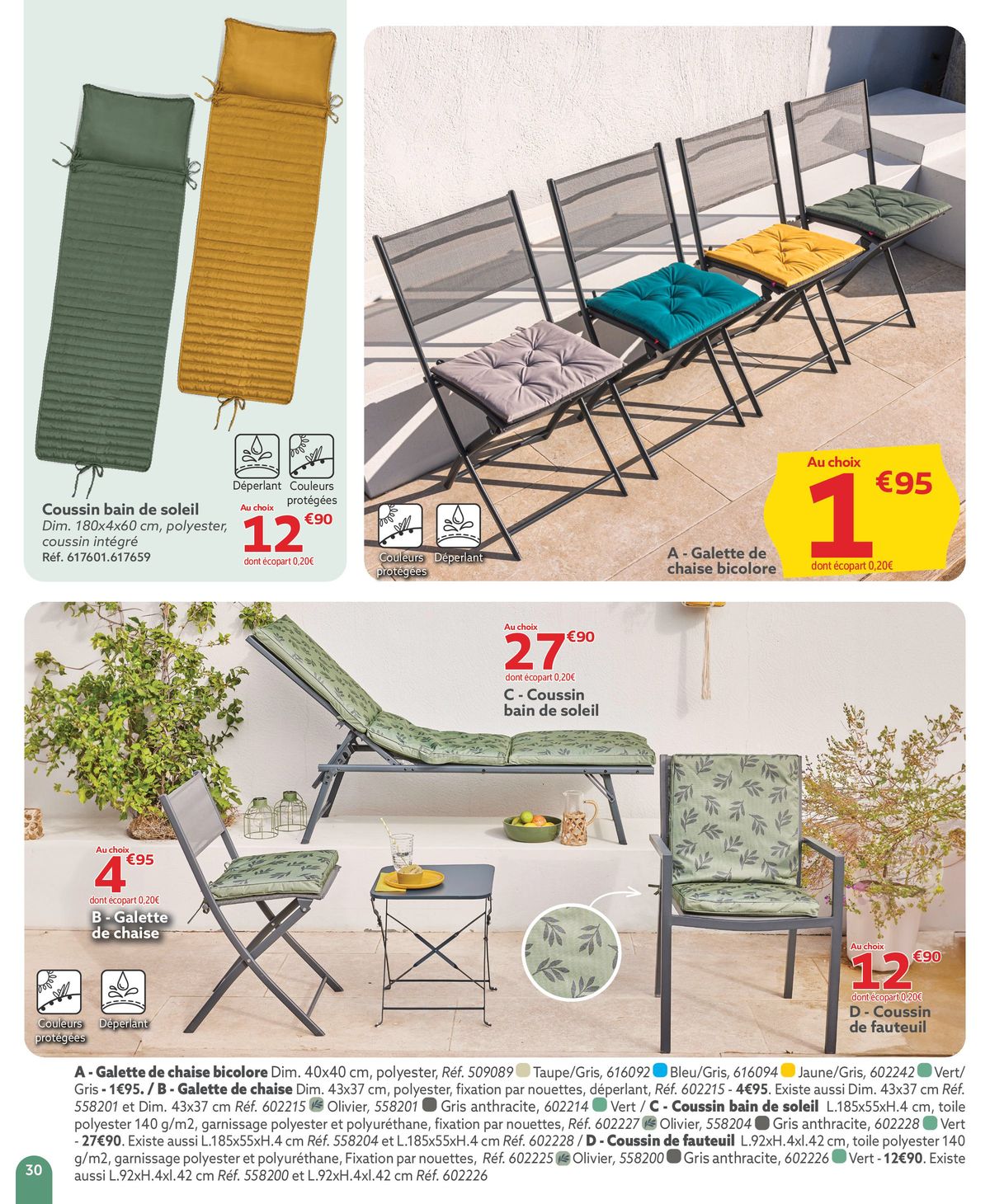 Catalogue Collection Jardin : les plaisirs de l’extérieur à bon prix !, page 00030