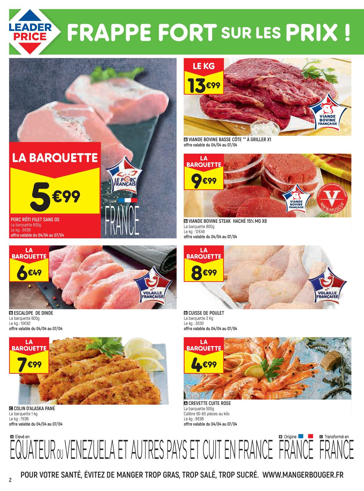 Catalogue FRAPPE FORT SUR LES PRIX, page 00002