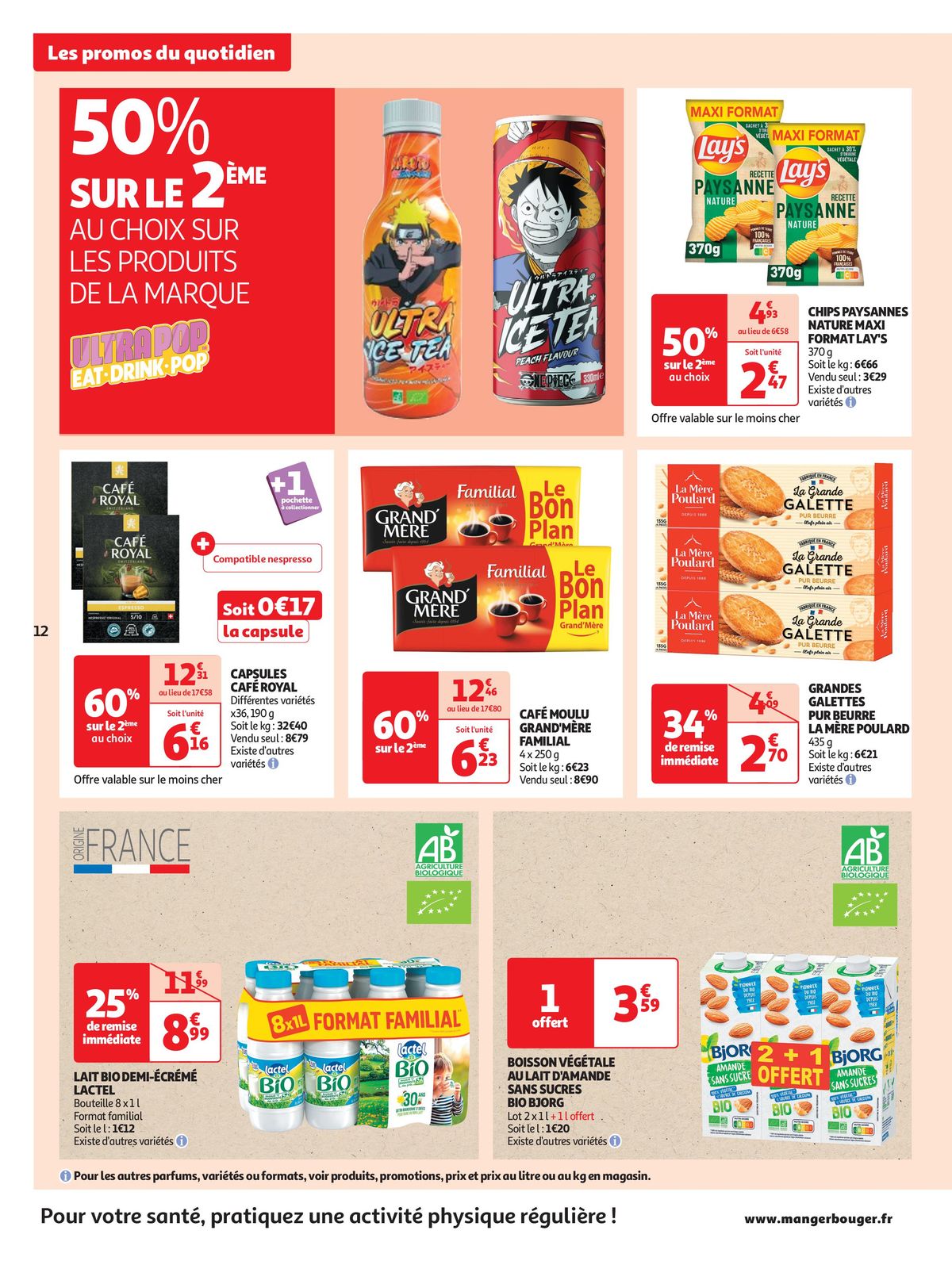 Catalogue Des formats XXL à prix XXS dans votre super, page 00012