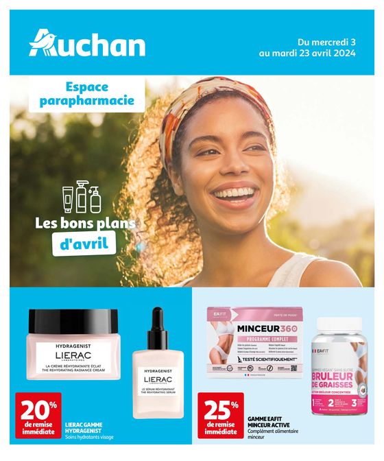 Catalogue Auchan Hypermarché à Metz | Les bons plans d'avril | 03/04/2024 - 23/04/2024