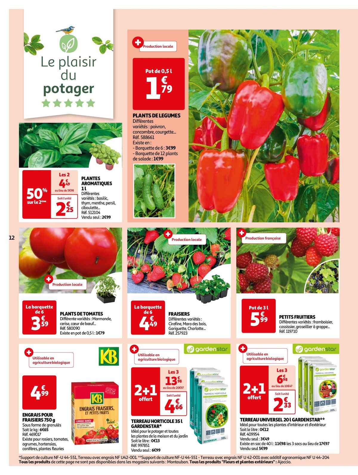 Catalogue La saison du jardinage est ouverte !, page 00012