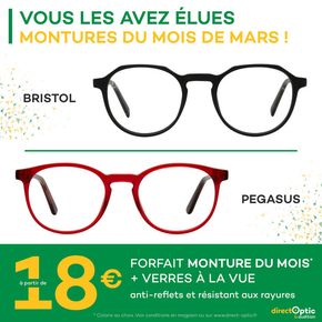 Promos de Santé et Opticiens à Vitrolles (Bouches du Rhône) | DirectOptic propose le plus large choix de montures 100% santé !  sur Direct Optic | 21/03/2024 - 04/04/2024