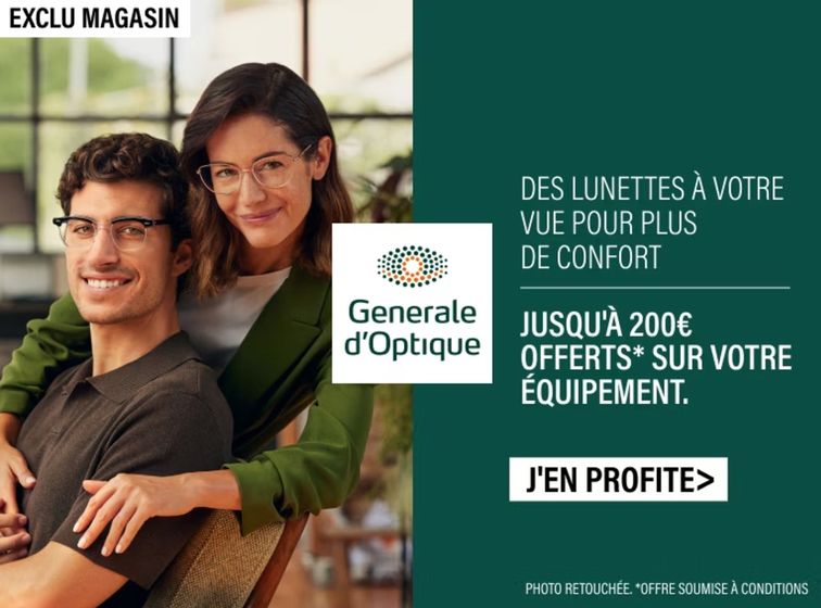 Catalogue Générale Optique à Bourg-en-Bresse | NOTRE SÉLECTION OUTLET* | 21/03/2024 - 30/04/2024