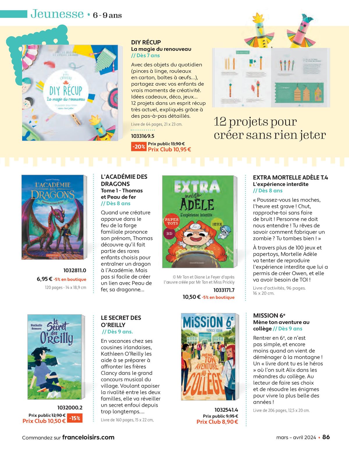 Catalogue France Loisirs Le Mag, page 00086