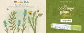 Promos de Enfants et Jeux à Seynod | Pour 60€ d'achat dans la collection Trois Petits Lapins sur Bonhomme de Bois | 21/03/2024 - 31/03/2024