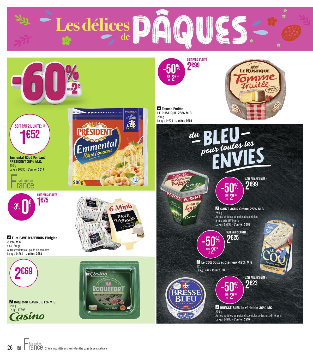 Catalogue Les délices de PÂQUES !, page 00026