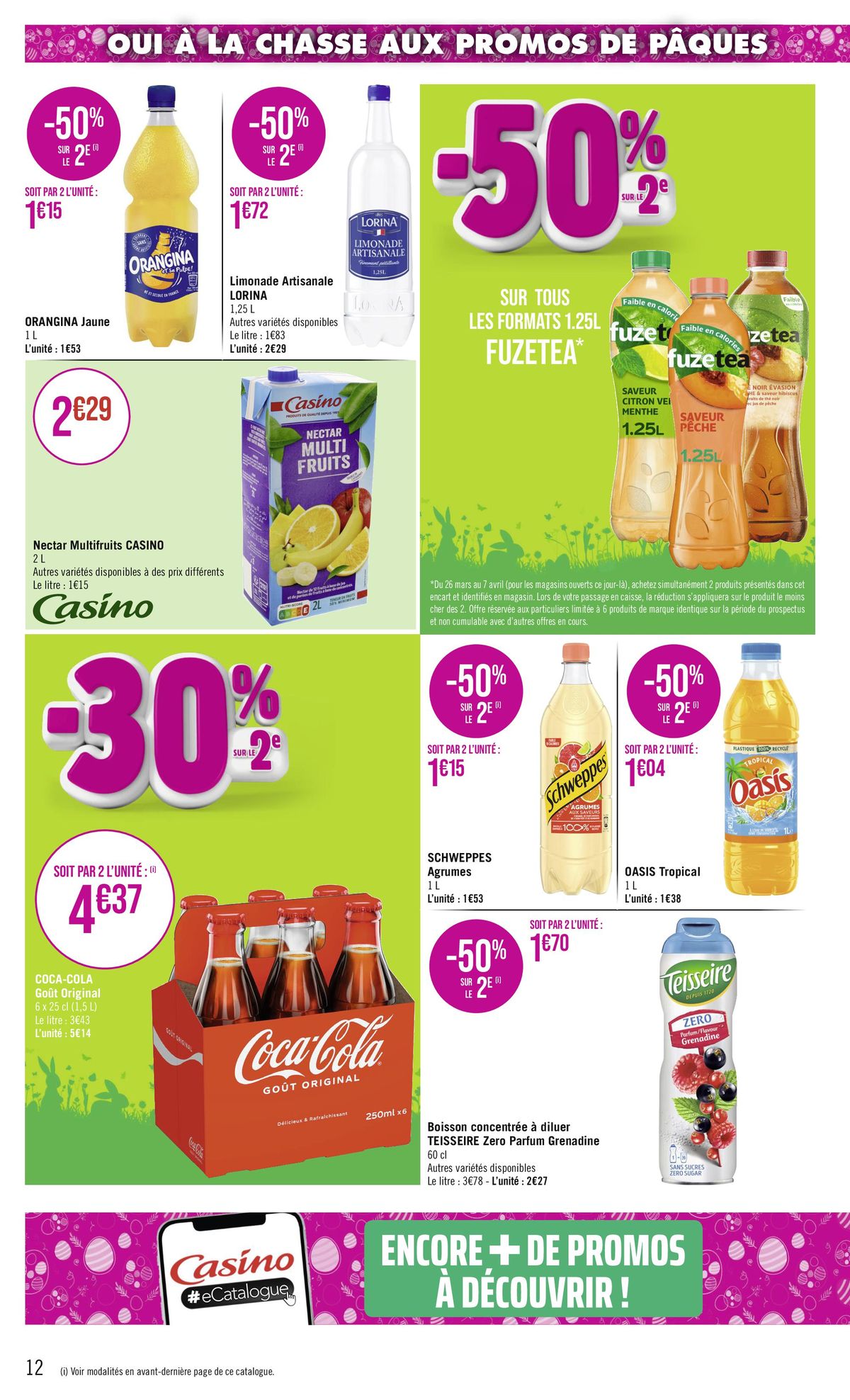 Catalogue OUI À LA CHASSE AUX PROMOS DE PÂQUES !, page 00012