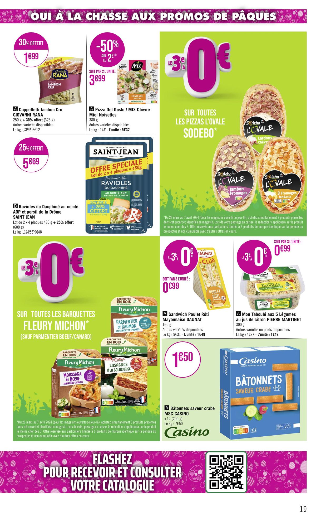 Catalogue OUI À LA CHASSE AUX PROMOS DE PÂQUES !, page 00019