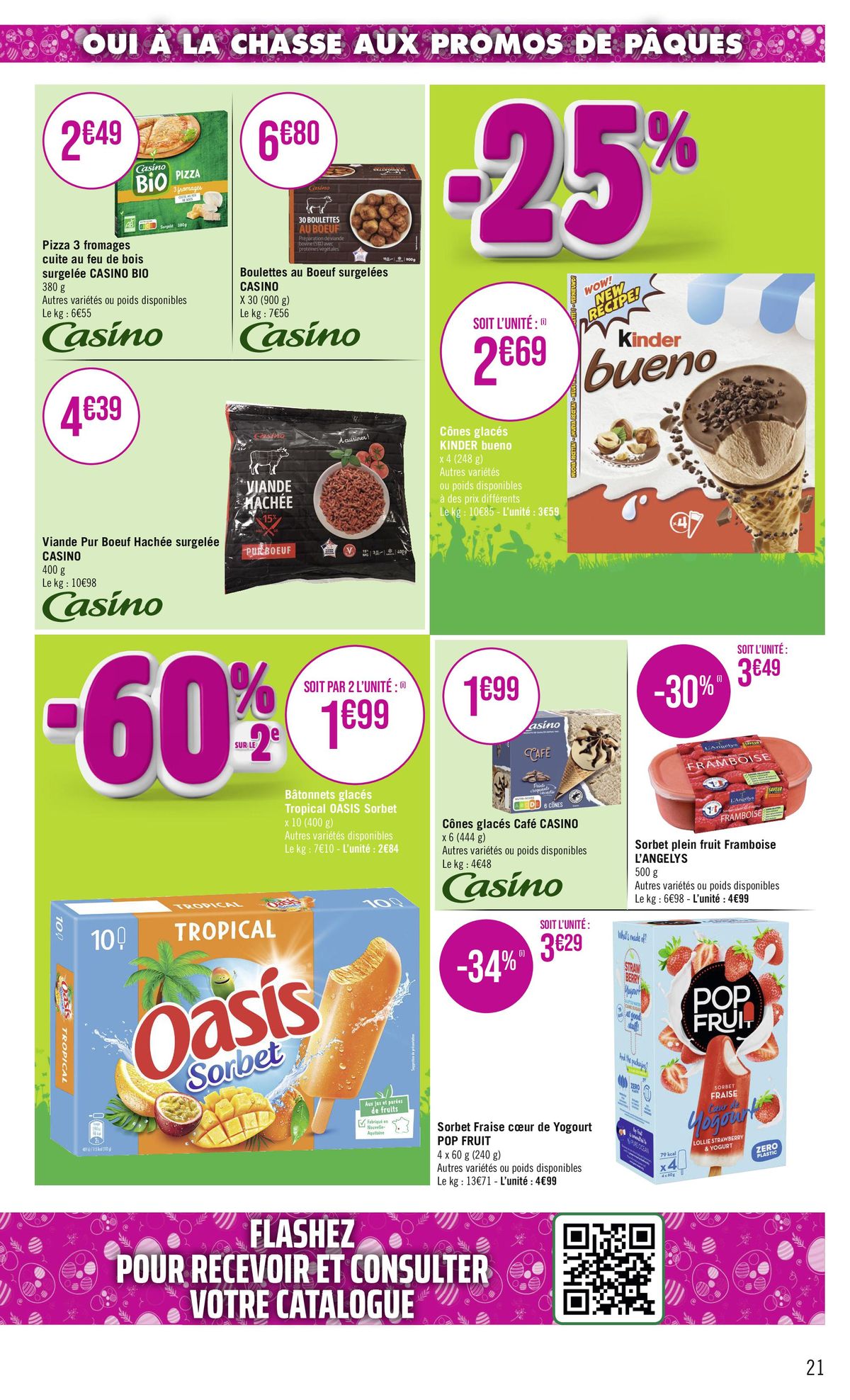 Catalogue OUI À LA CHASSE AUX PROMOS DE PÂQUES !, page 00021