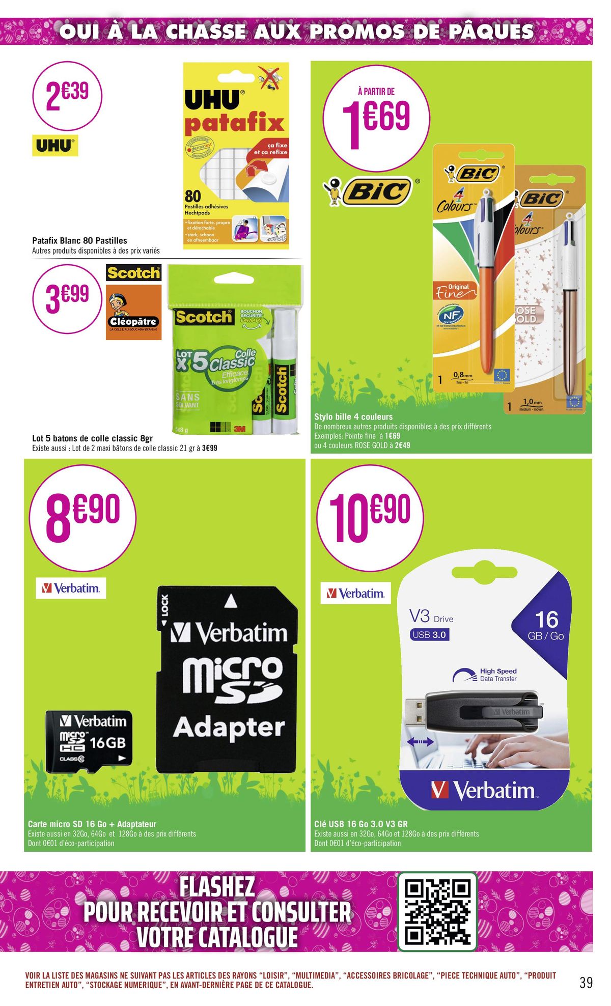 Catalogue OUI À LA CHASSE AUX PROMOS DE PÂQUES !, page 00039