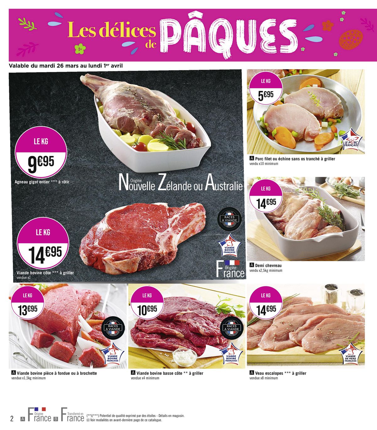 Catalogue Les délices de PÂQUES !, page 00002