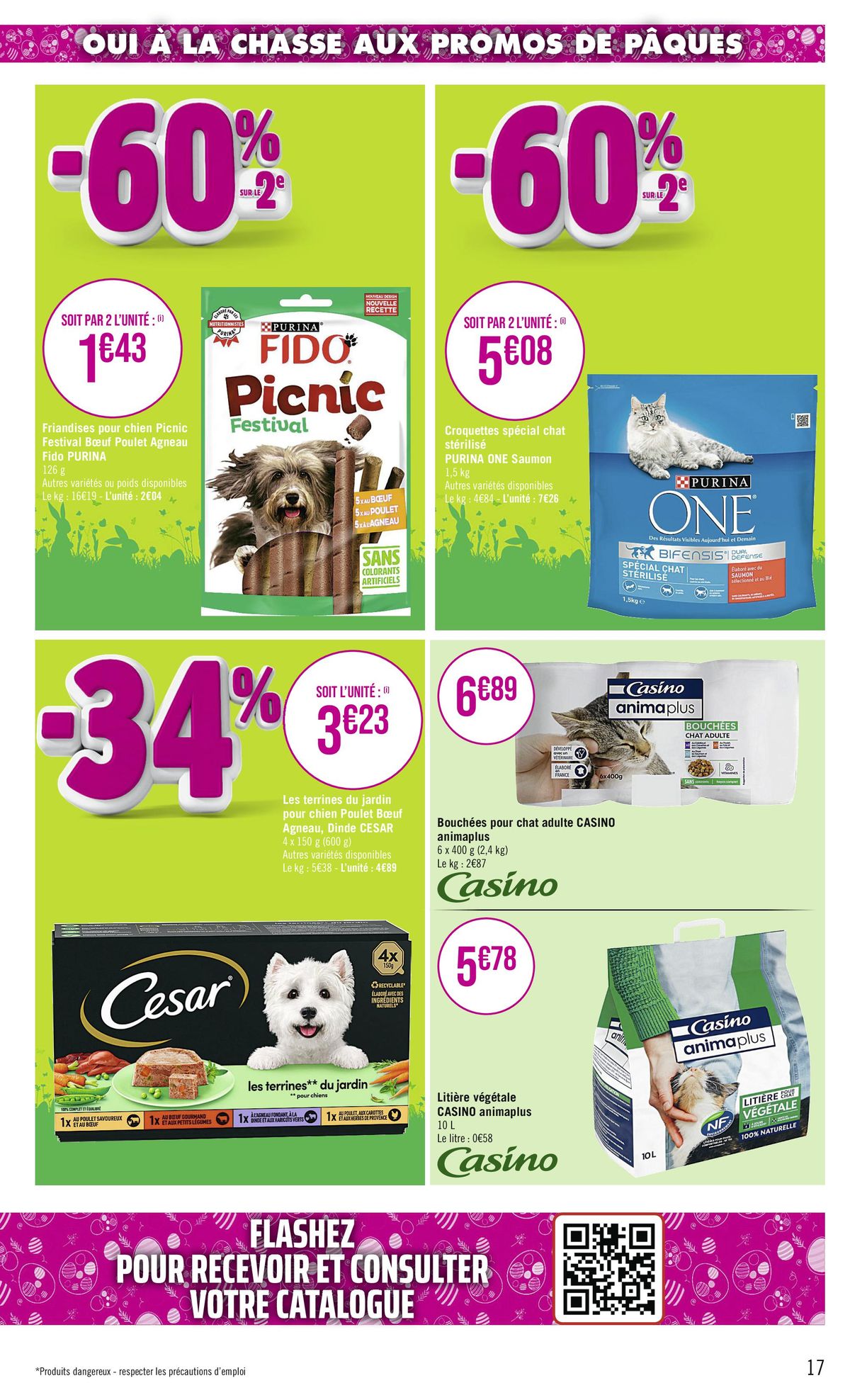 Catalogue OUI À LA CHASSE AUX PROMOS DE PÂQUES !, page 00017