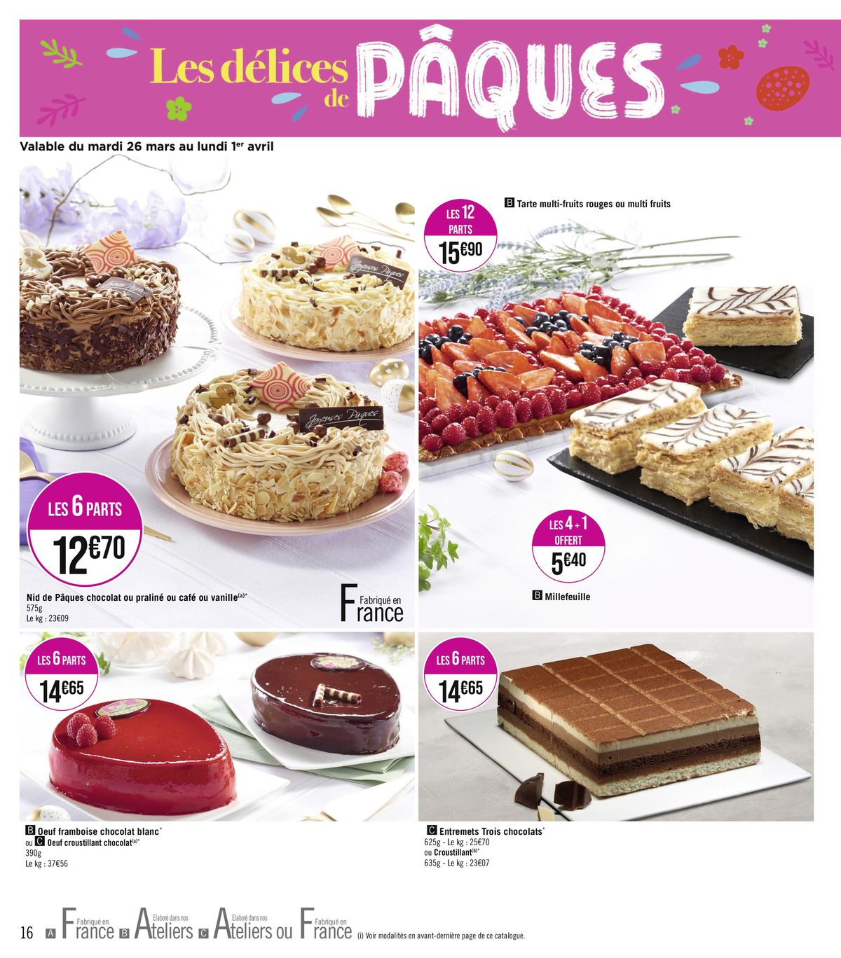 Catalogue Les délices de PÂQUES !, page 00016